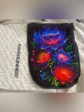 RaveRunner EDC Skin with Multicolor Lotus Design for GenZ water backpack